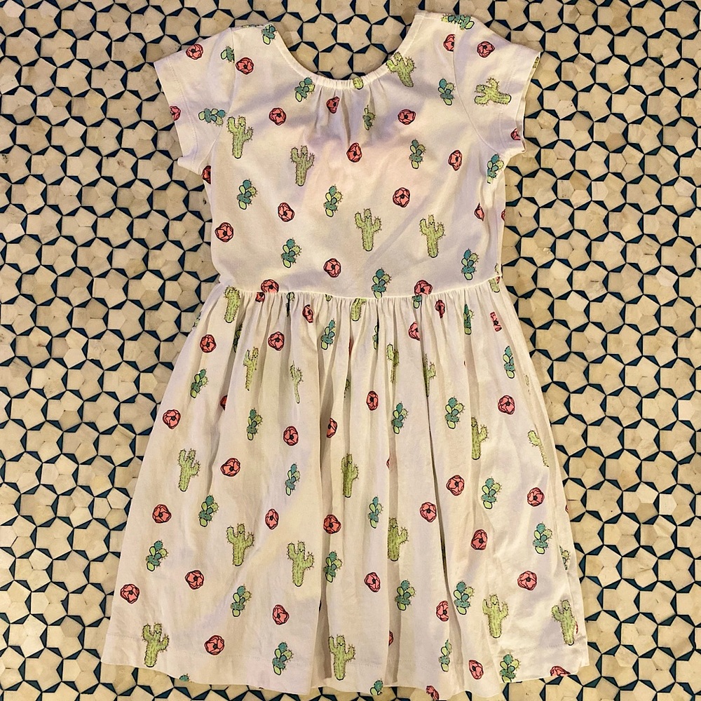 Crewcuts Cactus Design Cutout Back with Bow size 8